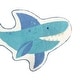 preview thumbnail 3 of 1, Style Quarters bath rug shark