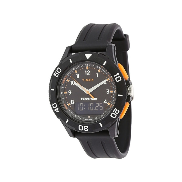 black athletic watch