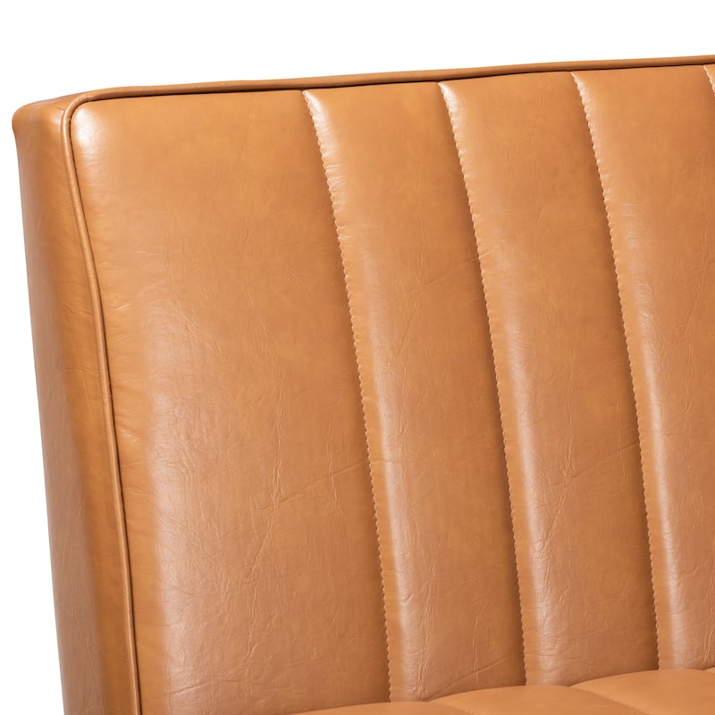 Daymond Mid-Century Upholstered and Walnut 4-PC Dining Nook Set