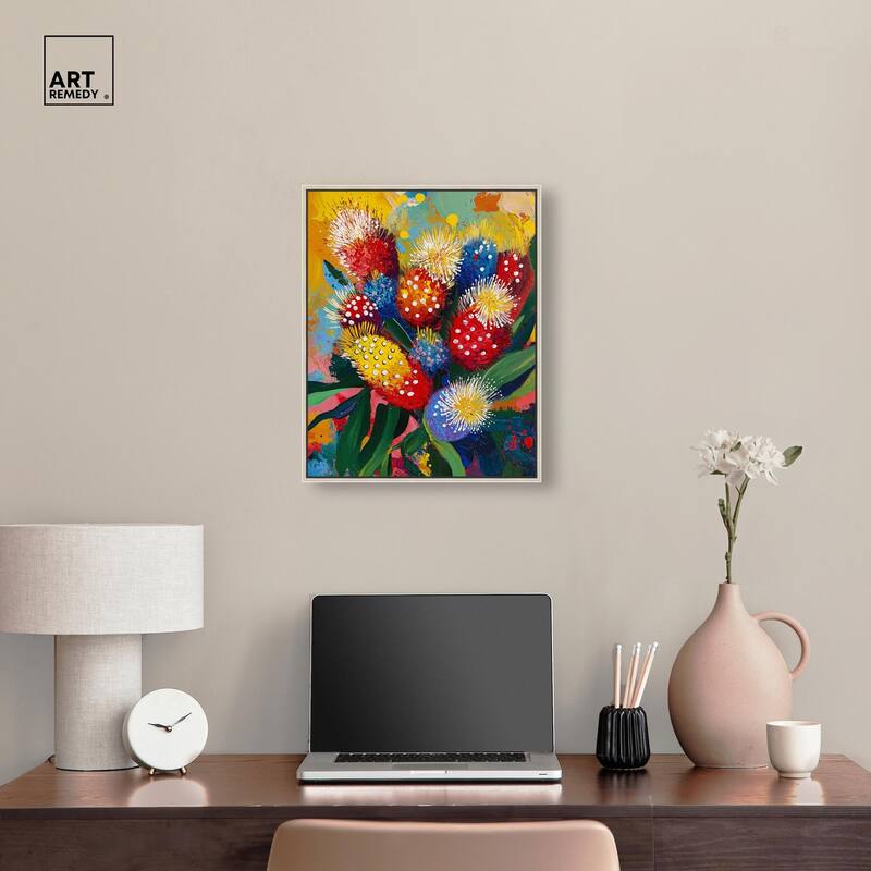 Vivid Flora II Canvas by Art Remedy