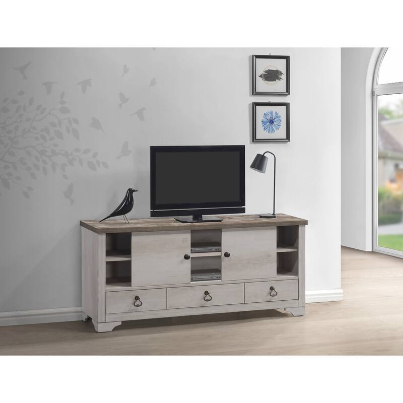 Anallese Driftwood Panel Bed