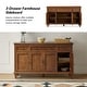 preview thumbnail 17 of 20, Ottfried Traditional 58'' Wide Sideboard with 3 Drawers and 4 Doors by HULALA HOME