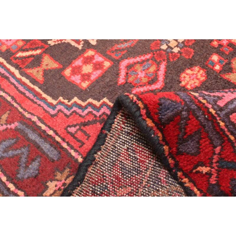 ECARPETGALLERY Hand-knotted Andelz Red Wool Rug - 4'5 x 7'5