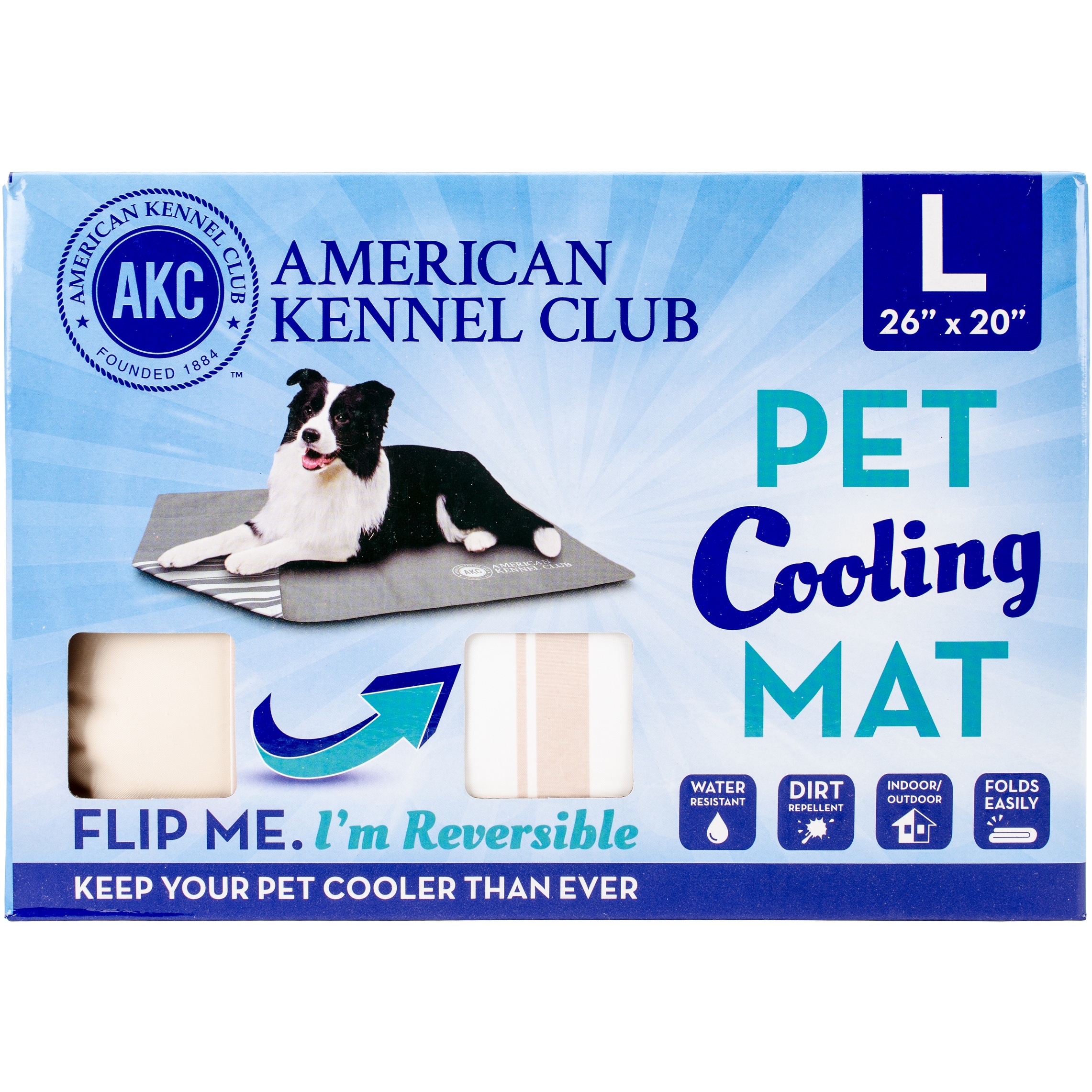 akc reversible pet cooling mat