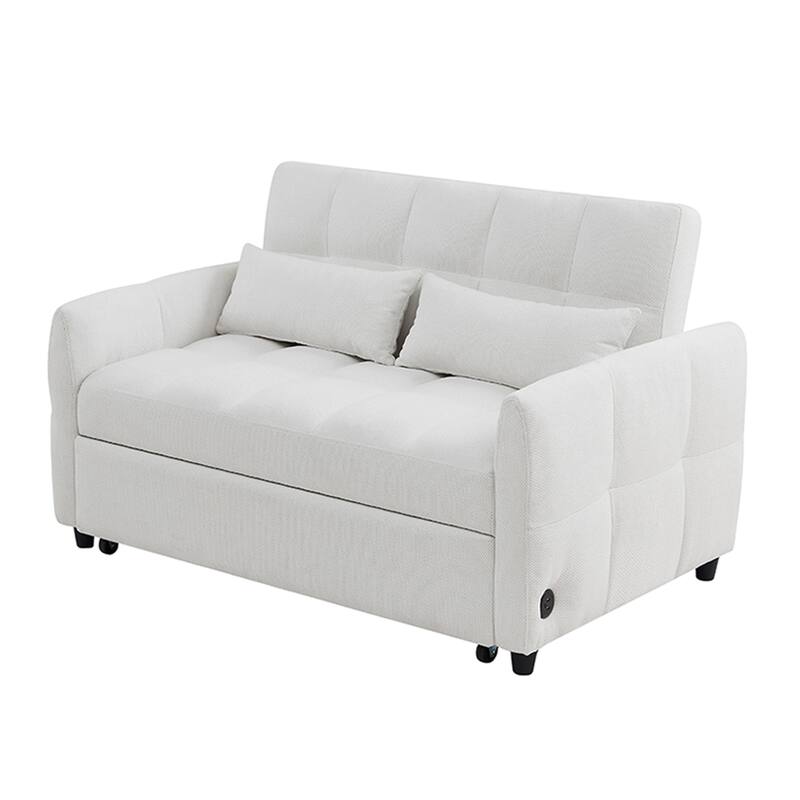 Pull-out Tufted Sofa Bed