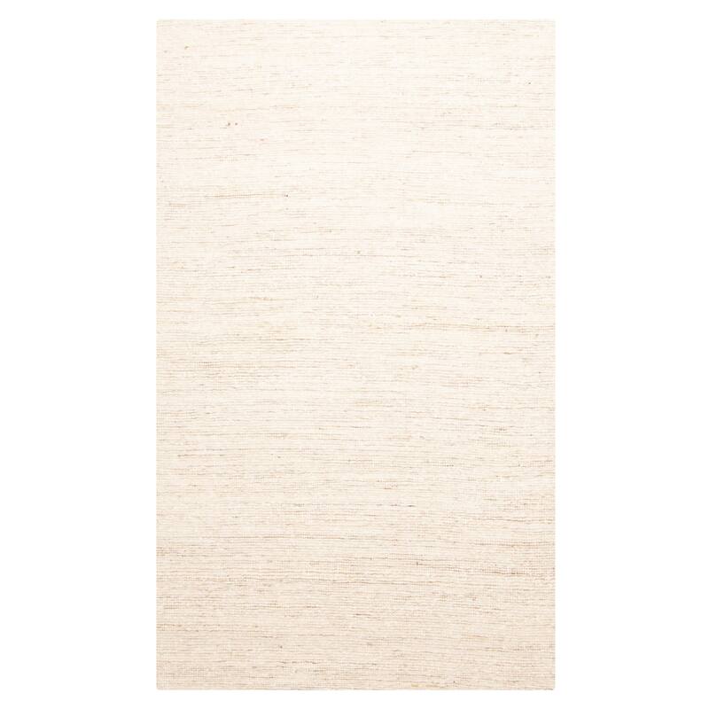 ECARPETGALLERY Braid weave Sienna Cream Wool Rug - 4'11 x 8'1