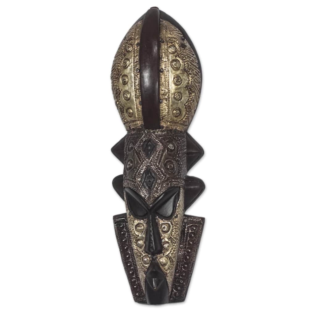 Novica Handmade Volta Chief African Wood Mask
