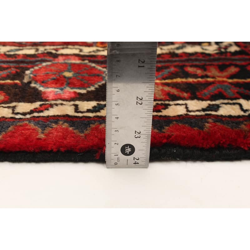 ECARPETGALLERY Hand-knotted Anatolian Vintage Red Wool Rug - 4'4 x 7'9