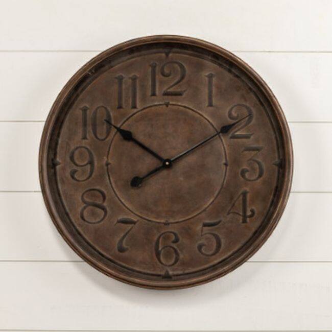 Charles Wall Clock - 23.75"L x 2.75"W x 23.75"H