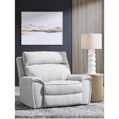 Signature Design by Ashley Tealwell White Power Recliner