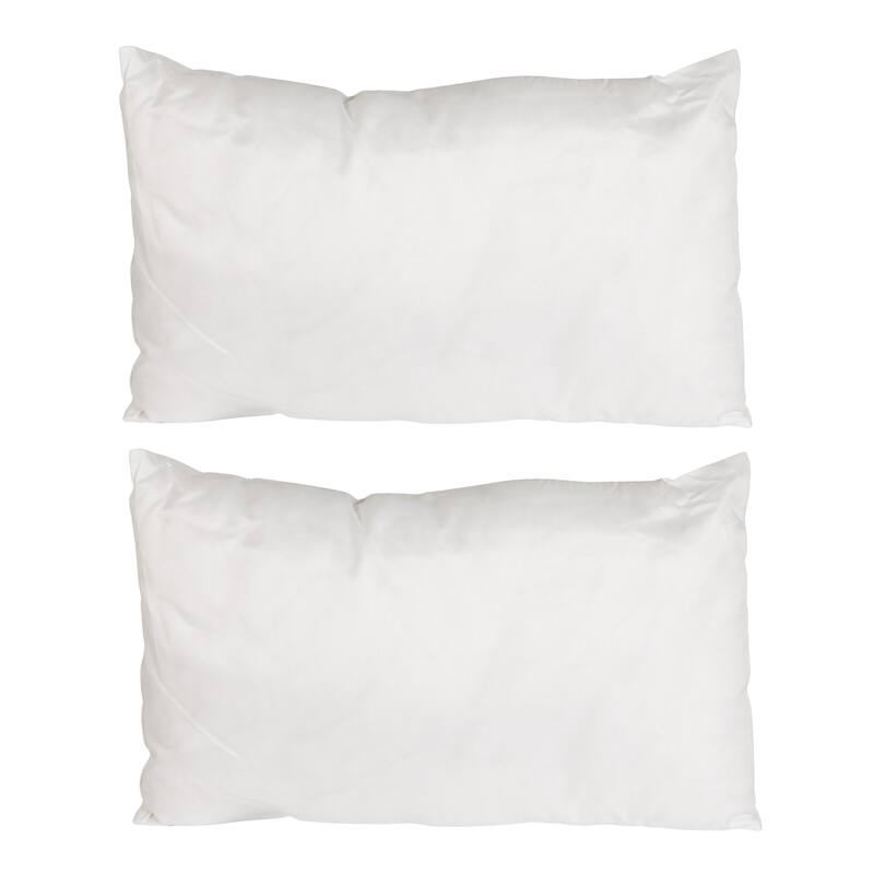 Polyester Pillow Filler, Set of 2 - White