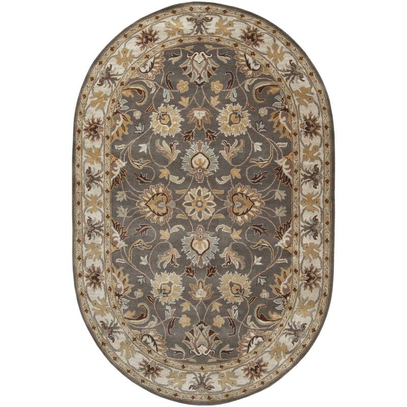 Livabliss Caesar Updated Traditional Border Area Rug.