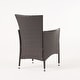preview thumbnail 22 of 29, Cedros Wicker/ Acacia Wood Outdoor 5-piece Dining Set by Christopher Knight Home