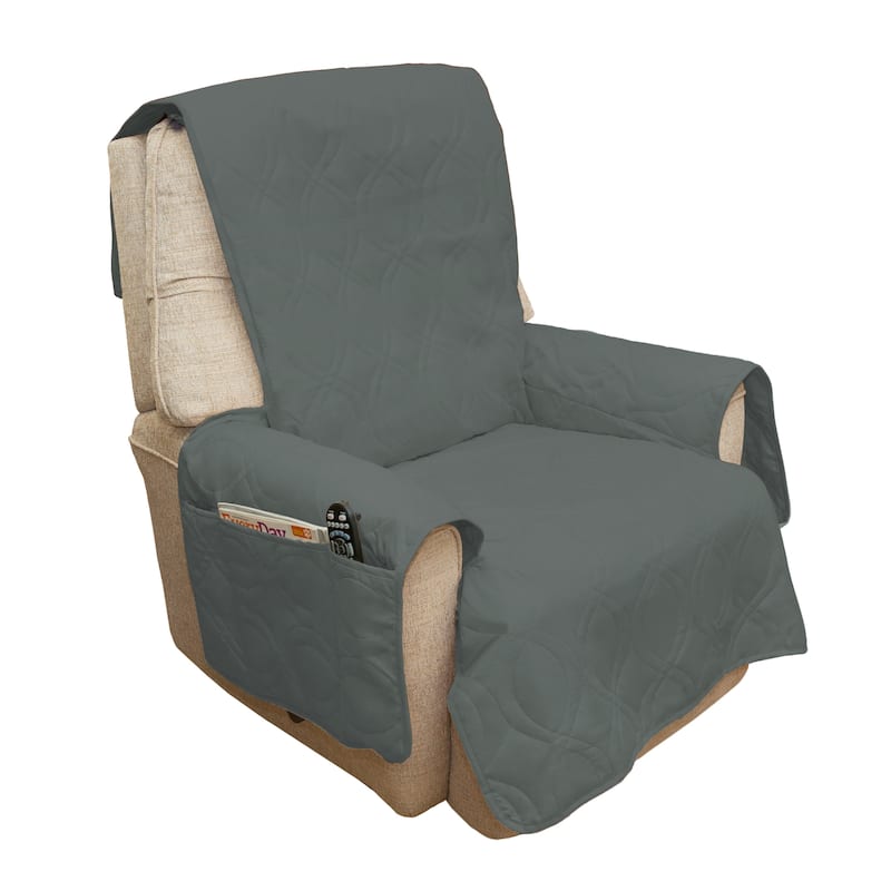 PETMAKER Waterproof Furniture Cover - Protector for Chair - Gray - Recliner