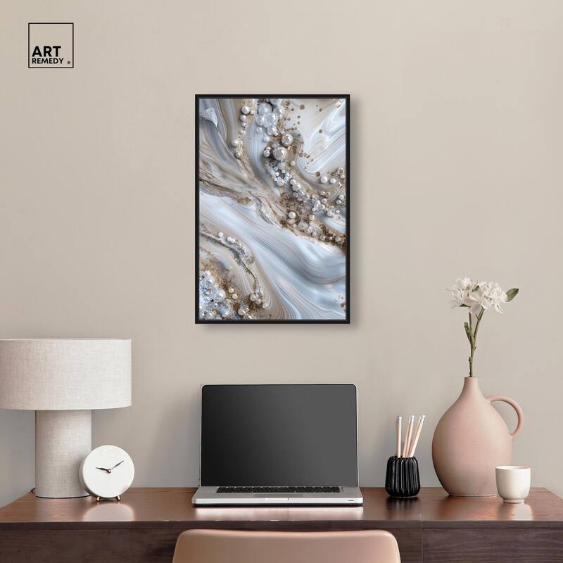Effervescent Earth Canvas by Art Remedy