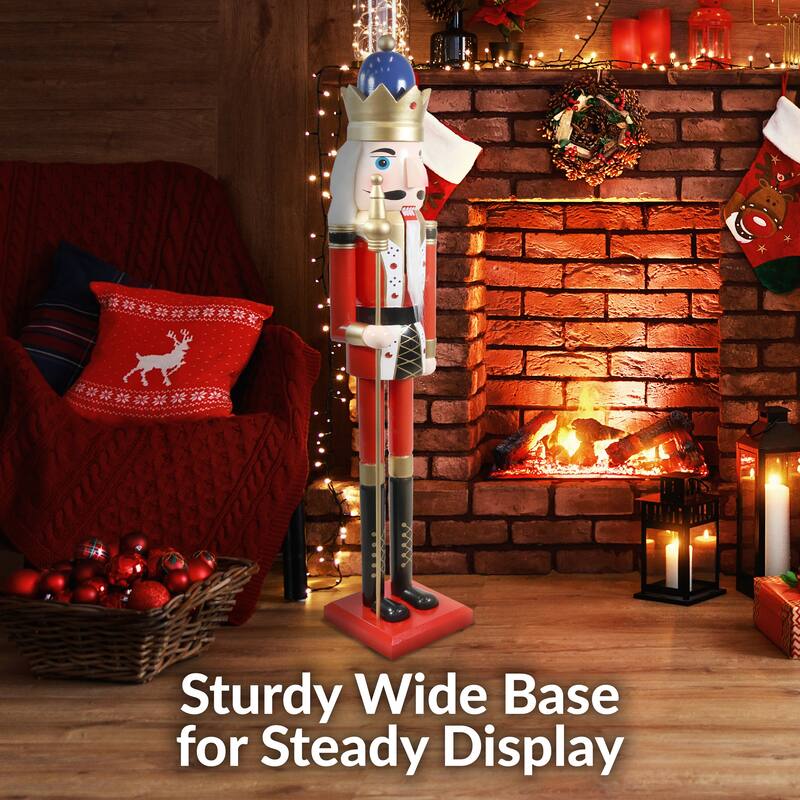 Balthazar the Protector Indoor Nutcracker Statue - 48-Inch