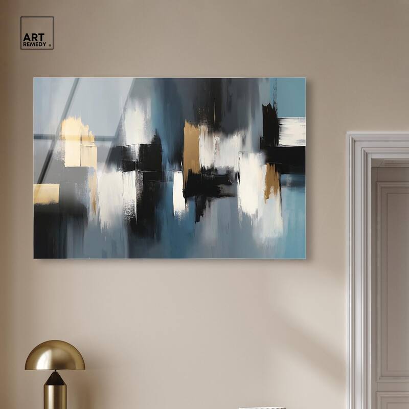 Within Blues Acrylic by Art Remedy, Ready to Hang