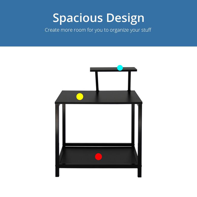 Consoles Side Table Wooden Side Table Small Bedside Table with Storage Shelf Metal Frame Coffee Table for Living Room Bedroom