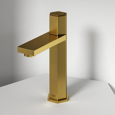 VIGO Nova Single Hole Bathroom Faucet