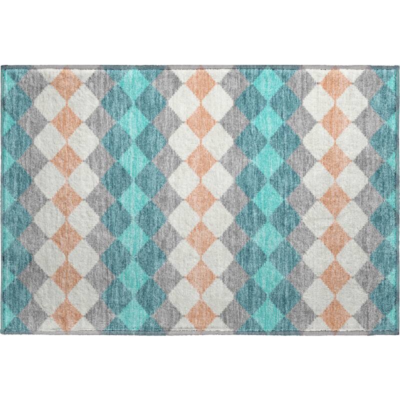 Premium Washable Super Soft Diamond Modern Mayfield Rug