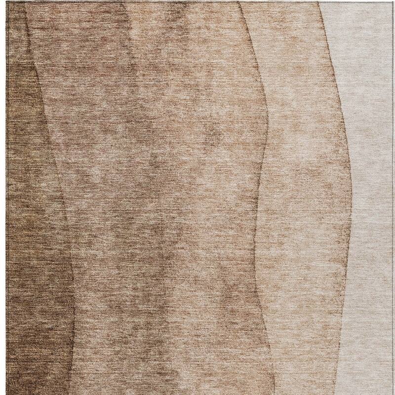 HomeRoots Ombre Transitional Rectangle Outdoor Rug