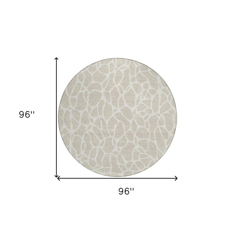 HomeRoots Geometric Transitional Rectangle Outdoor Rug