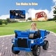 preview thumbnail 23 of 38, 12V Kids Ride On Dump Truck with Electric Dump Bed and Shovel