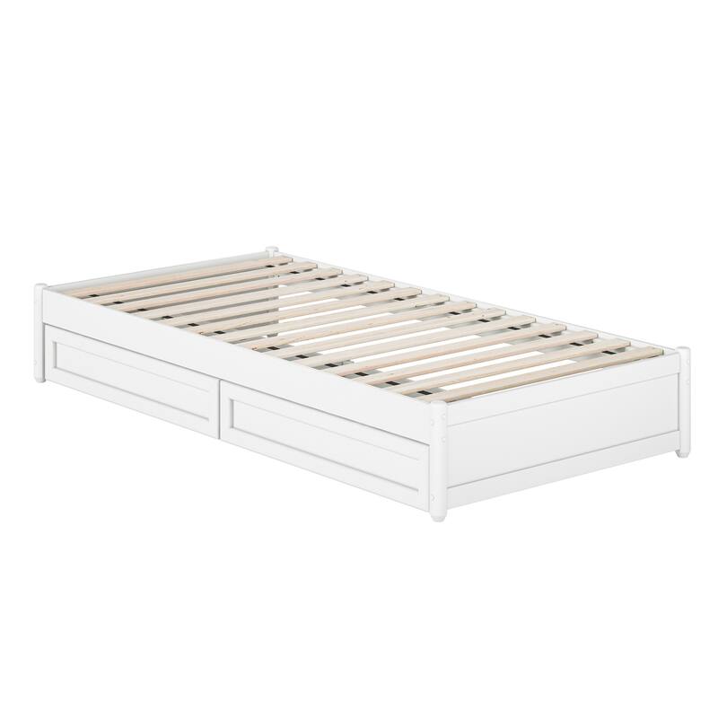 Barcelona Panel Platform Bed with Storage Drawers