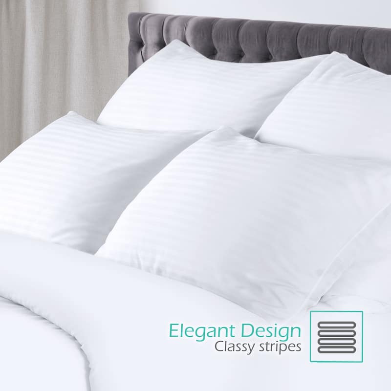 Nestl 100% Cotton Cover Premium Down Alternative Body Pillow - 20 x 54 Inches