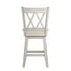 preview thumbnail 52 of 65, Eleanor Double X Back Wood Swivel Bar Stool by iNSPIRE Q Classic