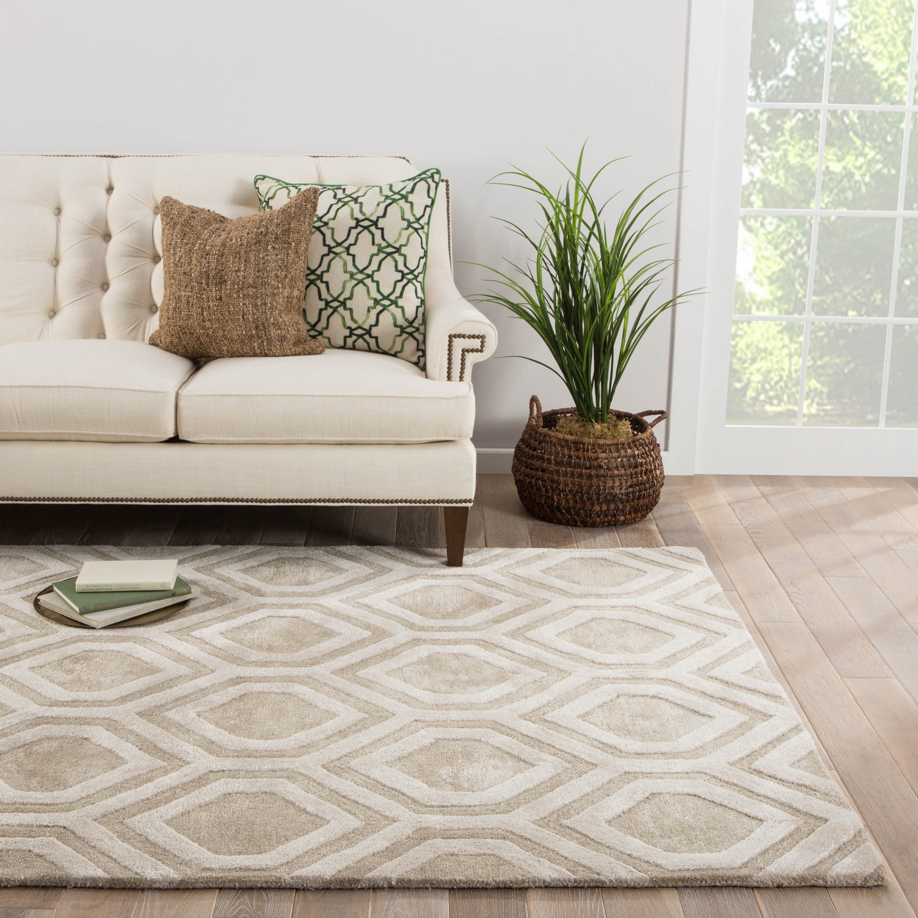 Irvine Handmade Trellis Area Rug