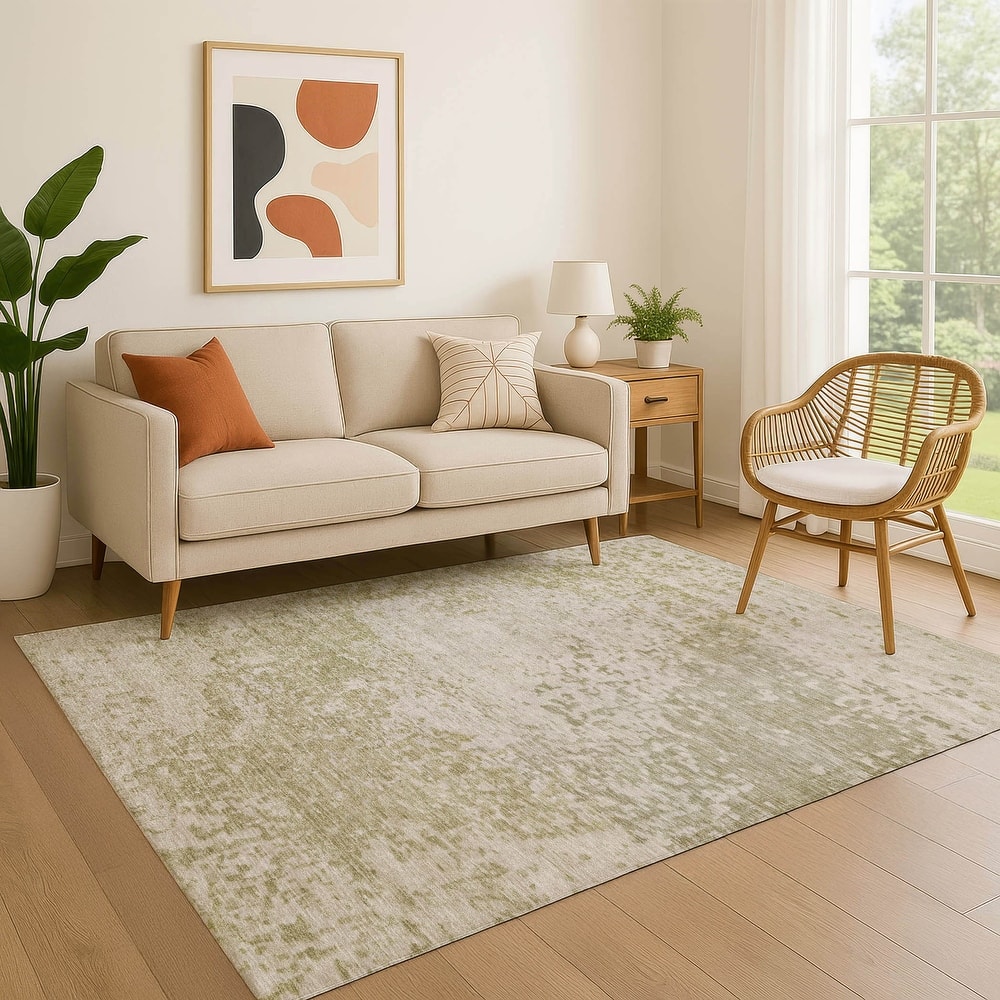 Premium Washable Super Soft Abstract Solid Mayfield Rug