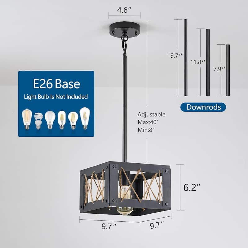 1-light pendant light clear hallway light acrylic kitchen island light