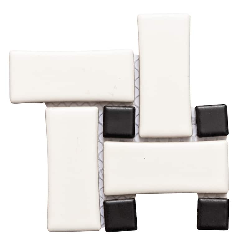 Ada 12x12 Porcelain Basketweave Mosaic Tile - Floor, Wall & Backsplash