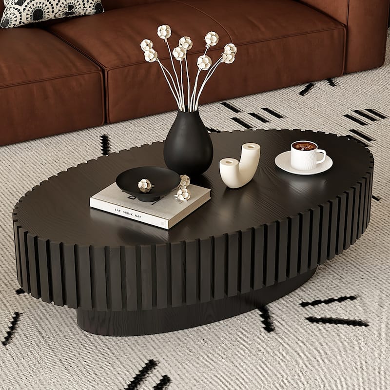 Oval Coffee Table for Living Room