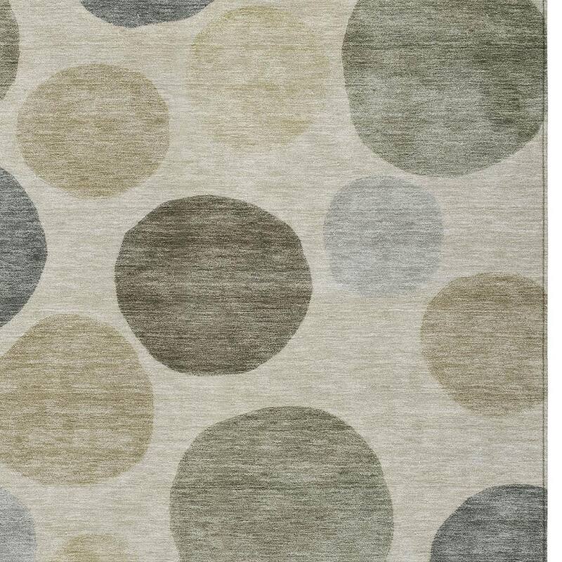 HomeRoots Geometric Transitional Rectangle Outdoor Rug