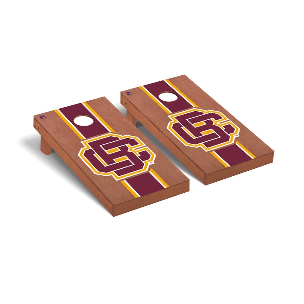 Bethune Cookman Wildcats Rosewood Cornhole Board Set