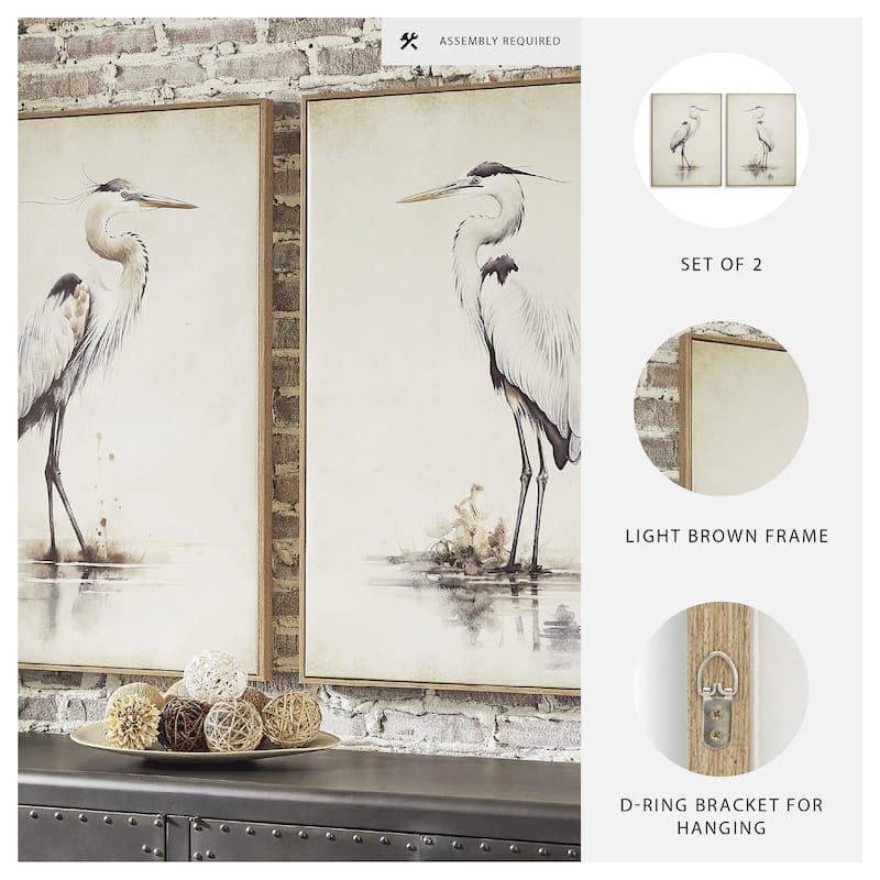 Signature Design by Ashley Aubinell Beige Wall Art (Set of 2)