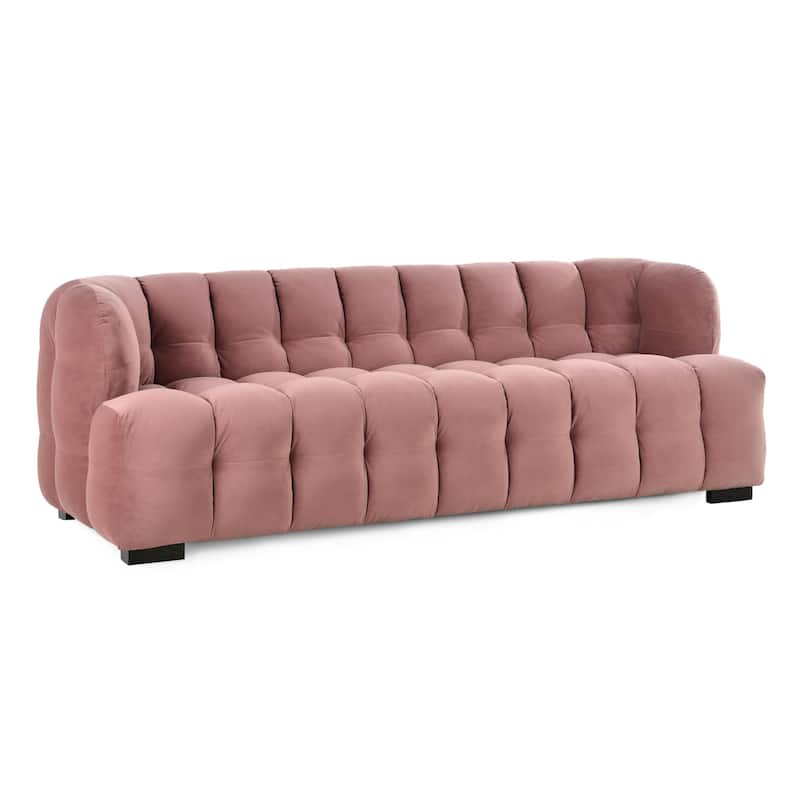 Classic Home Petra 89" Velvet Tufted Sofa