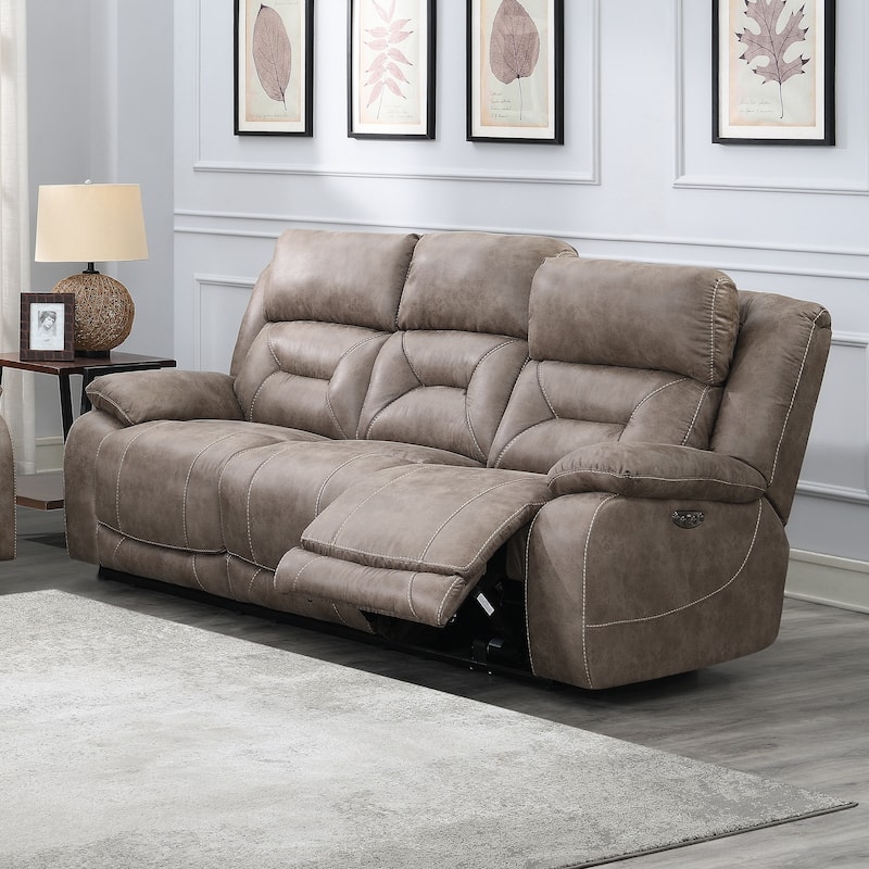 Steve Silver Asbury Desert Sand Power Reclining Sofa