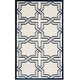 preview thumbnail 15 of 113, SAFAVIEH Amherst Naomi Modern Rug 3' x 5' - Ivory/Navy - Rectangle