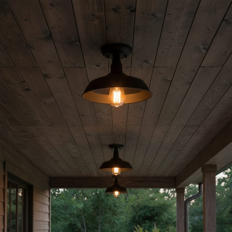 1 Light Outdoor Ceiling Mounted Lighting