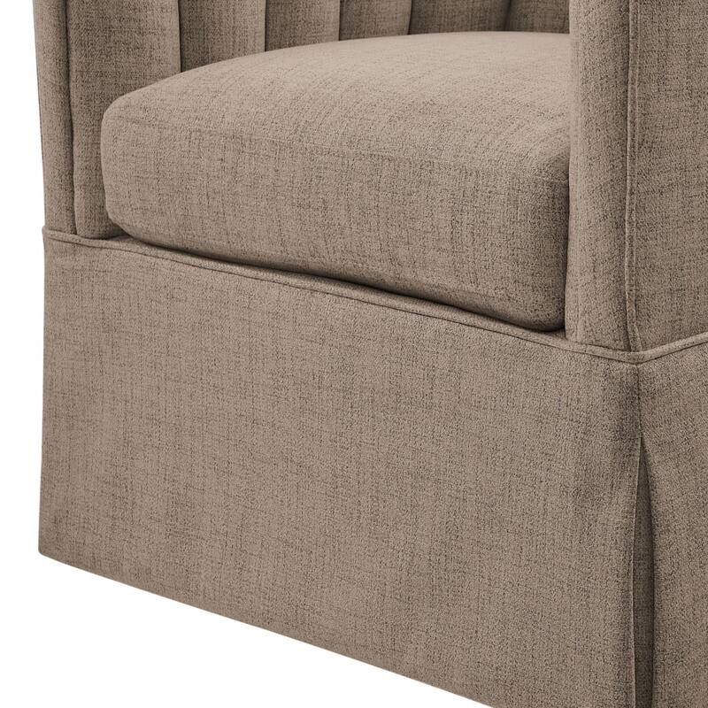Sunveil Skirted Swivel Accent Chair by Greyson Living