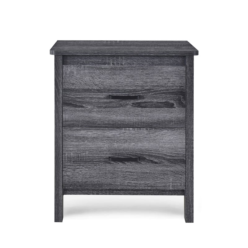 Toolless Assembly Nightstand - DARK GREY