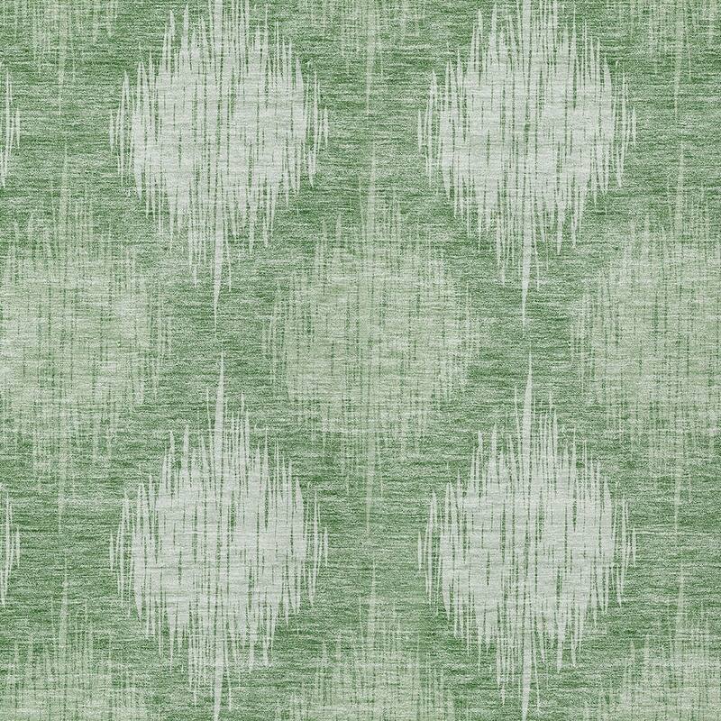 HomeRoots Ikat Transitional Rectangle Outdoor Rug
