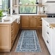 preview thumbnail 20 of 173, Gertmenian Crystal Print Soft Flat Pile Polyester Slip Resistant Washable Indoor Printed Area Rug Collection