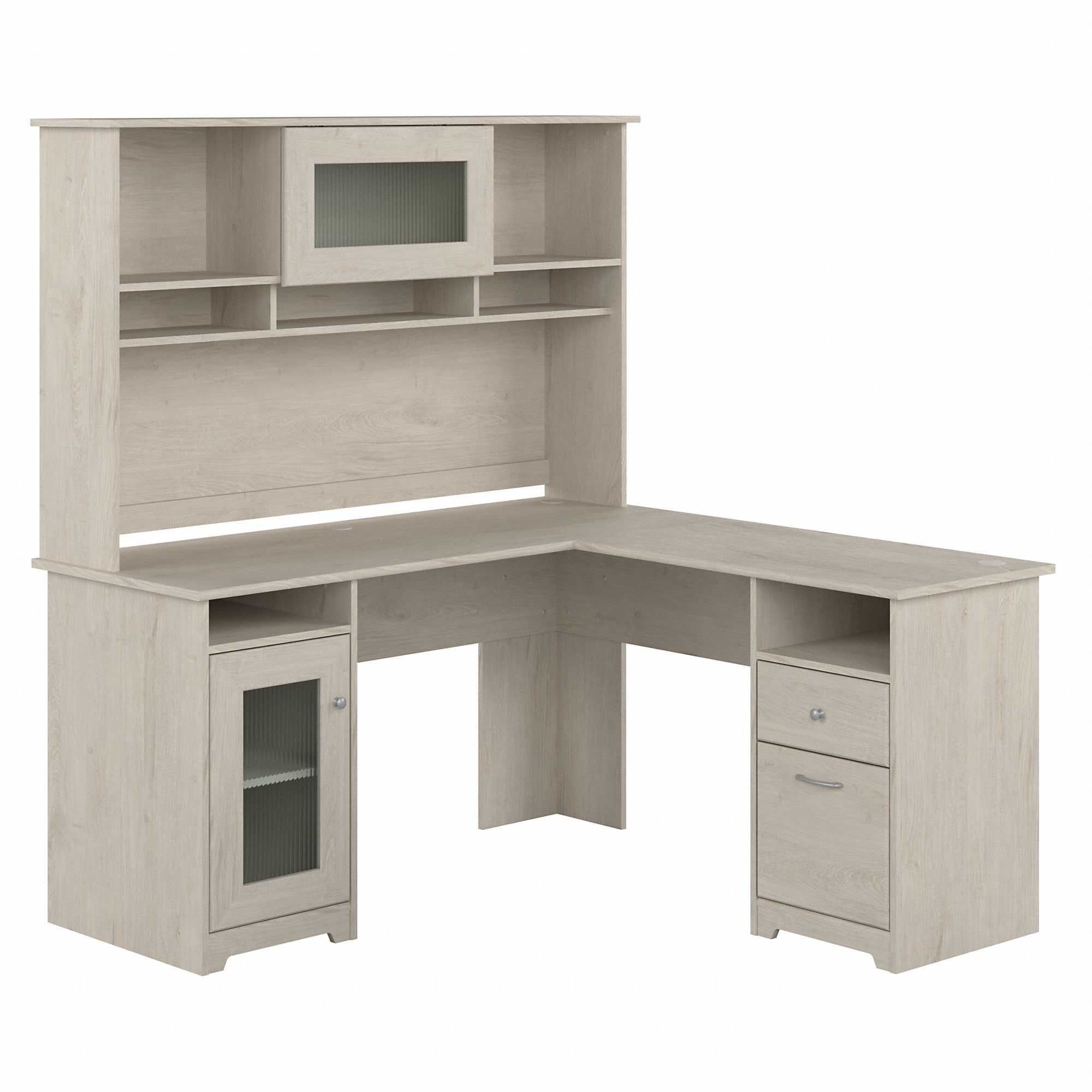 Bush furniture cabot l shaped hotsell computer desk with hutch cab001