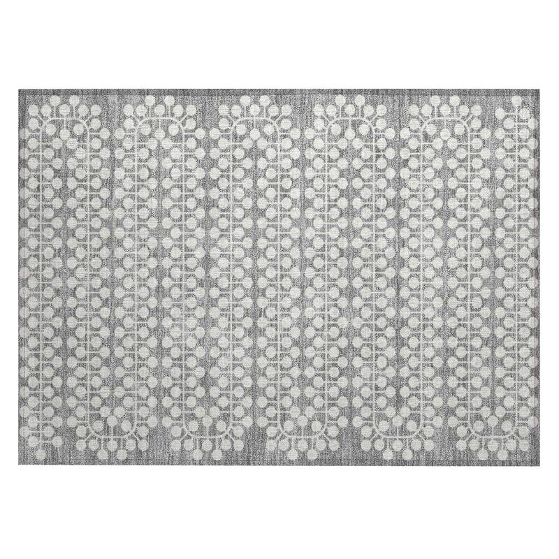 Machine Washable Indoor/ Outdoor Modern Ailey Chantille Rug