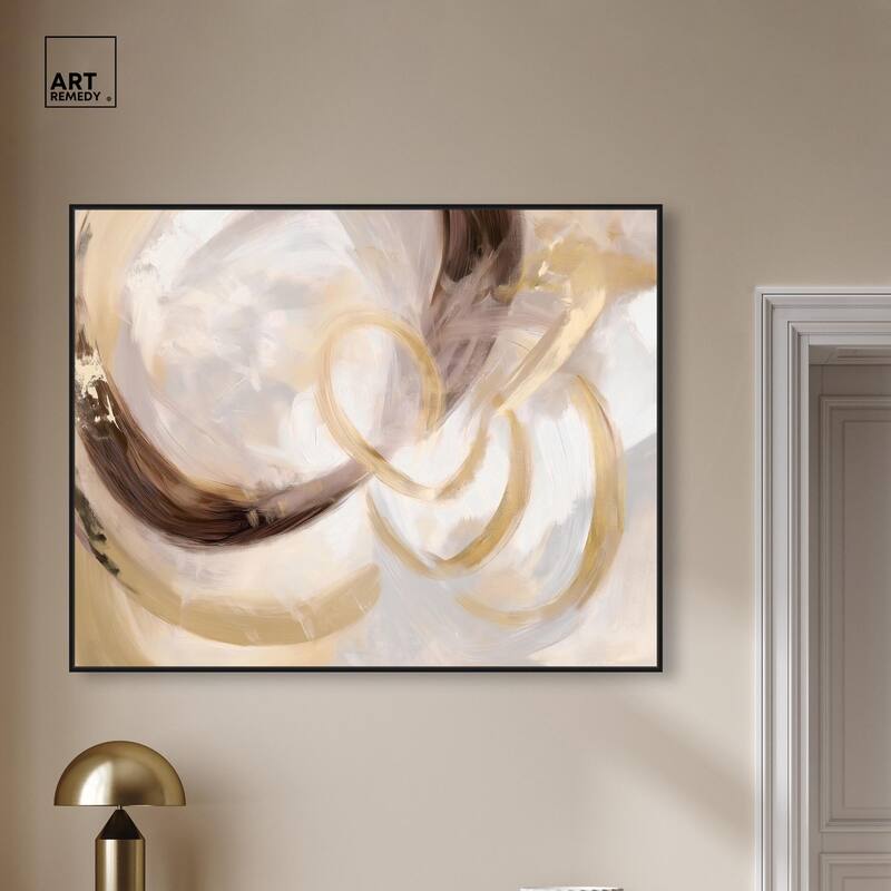 Dreamy Swirls III Canvas by Art Remedy