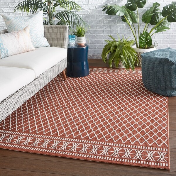 Catriona Indoor/ Outdoor Trellis Area Rug. Opens flyout.